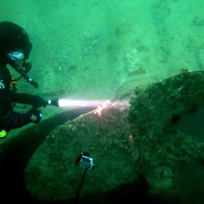 Wreck diving. Montenegro