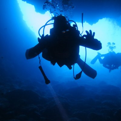 Cave diving in Montenegro