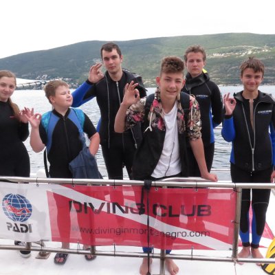 Vlad, Alena, Fedya, Vitalii, Andrei (courses Junior OWD, OWD)