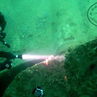 Diving on the wreck PR-38 Tunj