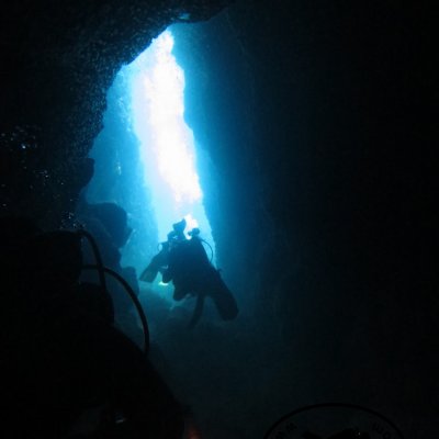 Cave diving in Montenegro