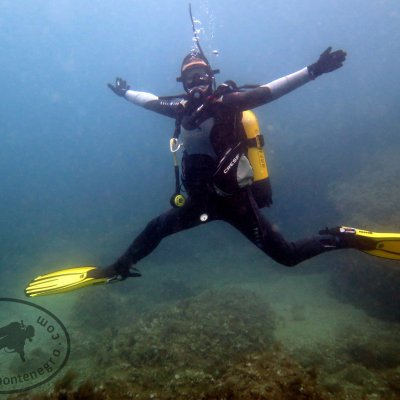 Diving courses for adults and children. Montenegro. Diving School