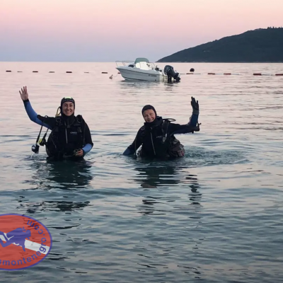 Night dive in Herceg Novi