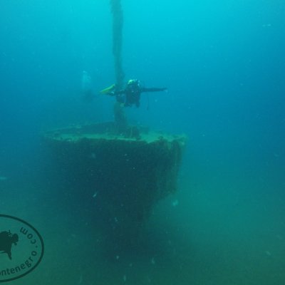 Wreck Patrol Ship PBR 512. Montenegro