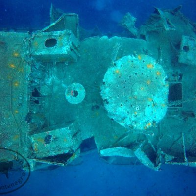 Wreck diving. Montenegro