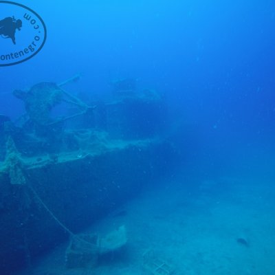 Patrol ship. Diving. Montenegro