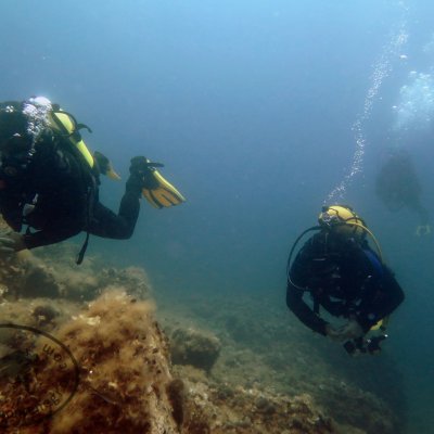 Intro-dives. Introductionary diving. Montenegro