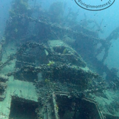 Wrecks in Montenegro